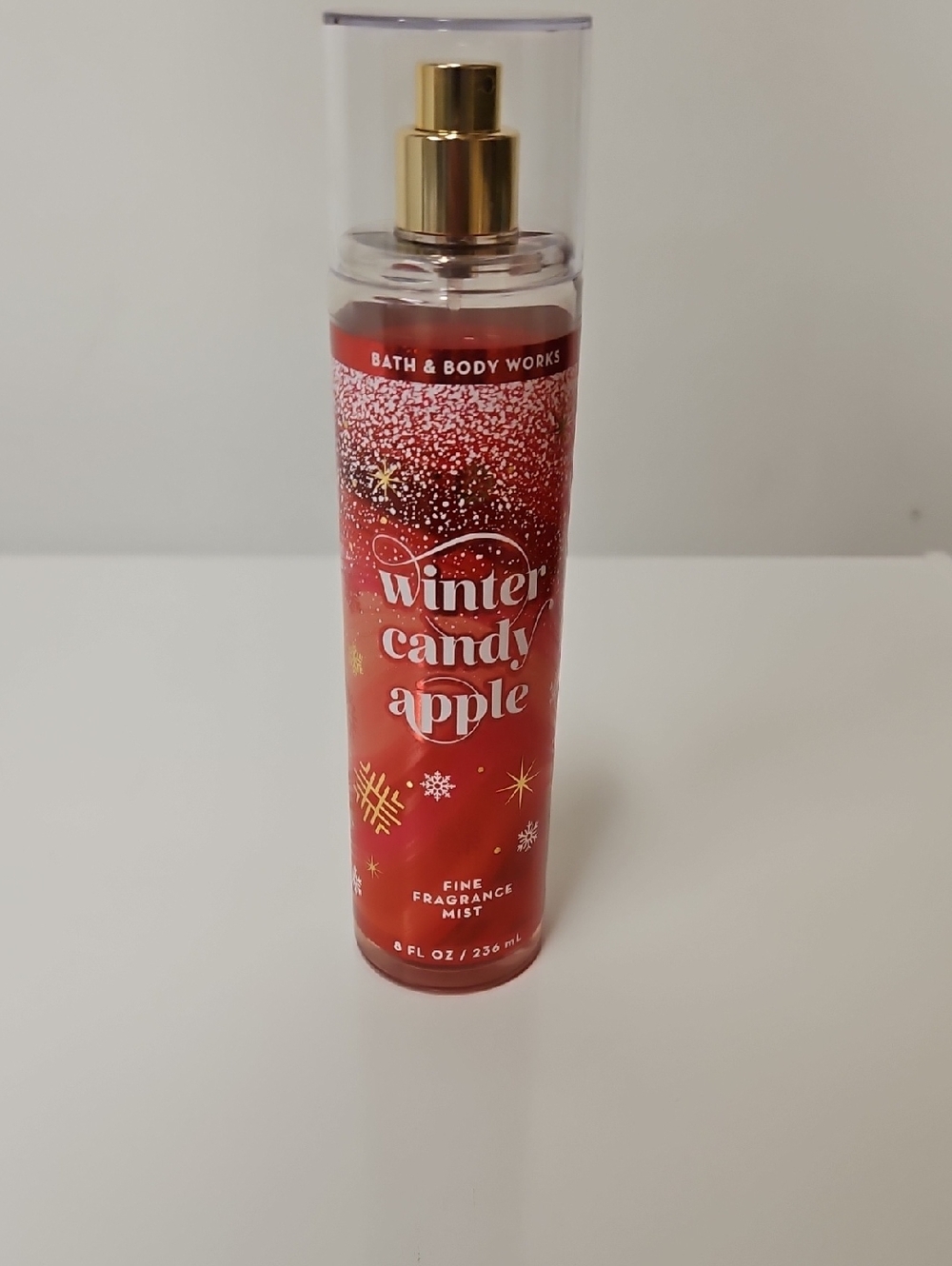 Bath & Body Works Winter Candy Apple Fine Fragrance Mist - Red & Gold Accent